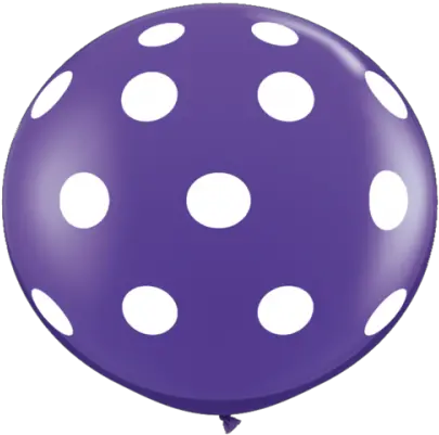 Purple Round Polka Dots Balloon Pack Of 25 Pcs Round Shape Balloons Png Purple Balloons Png