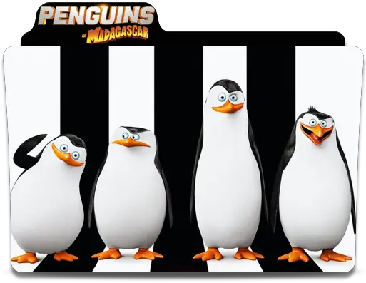 Download Penguins Of Madagascar Transparent Hq Png Image Penguins From Madagascar Movie Folder Icon