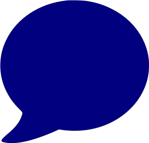 Navy Blue Speech Bubble Icon Free Navy Blue Speech Bubble Dot Png Message Bubble Icon