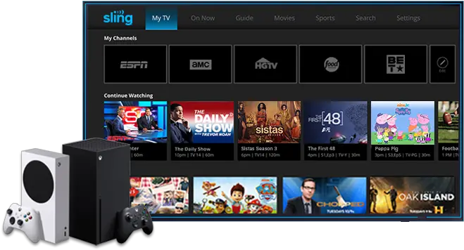 Stream Live Tv Sling Tv App Png My Channel Icon Won't Change