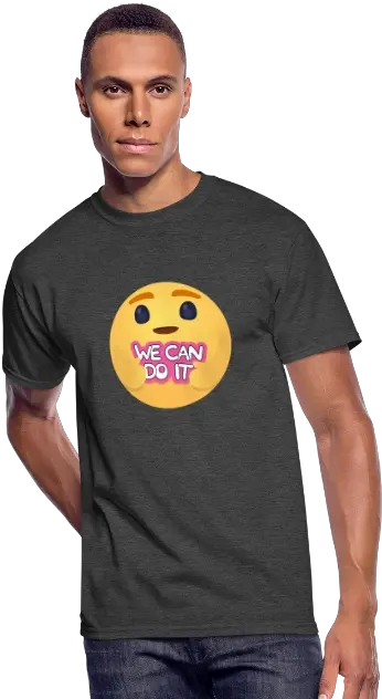 We Can Do It Care Emojis Shirts Menu0027s 5050 Tshirt Png Facebook Male Icon