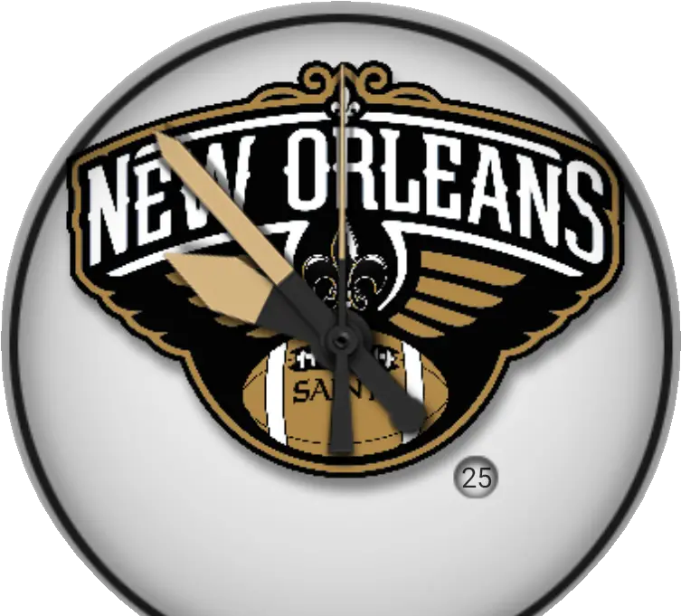 Pelicans Logo Png Saints Pelican Logo Watch Face Preview New Orleans Pelicans Saints Logo Png