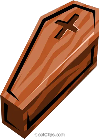 Coffin Royalty Free Vector Clip Art Illustration Medi0254 Caixão Clipart Png Coffin Png