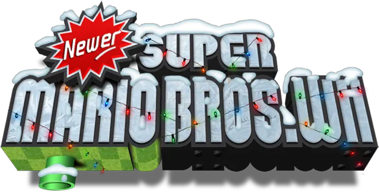 Specials Newer Super Mario Bros Wii Holiday Special Logo Png Super Mario World Logo