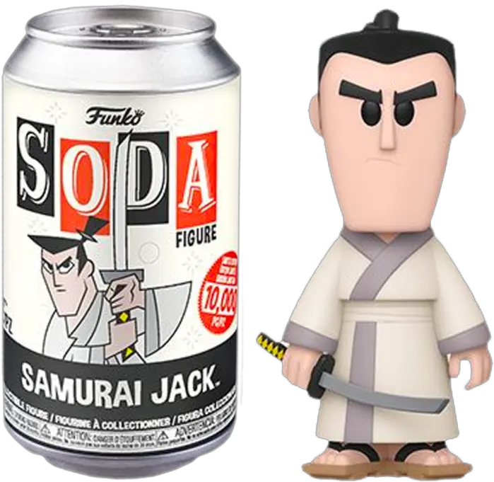 Samurai Jack Samurai Jack Vinyl Soda Figure In Collector Can Funko Vinyl Soda Samurai Jack Png Samurai Jack Transparent