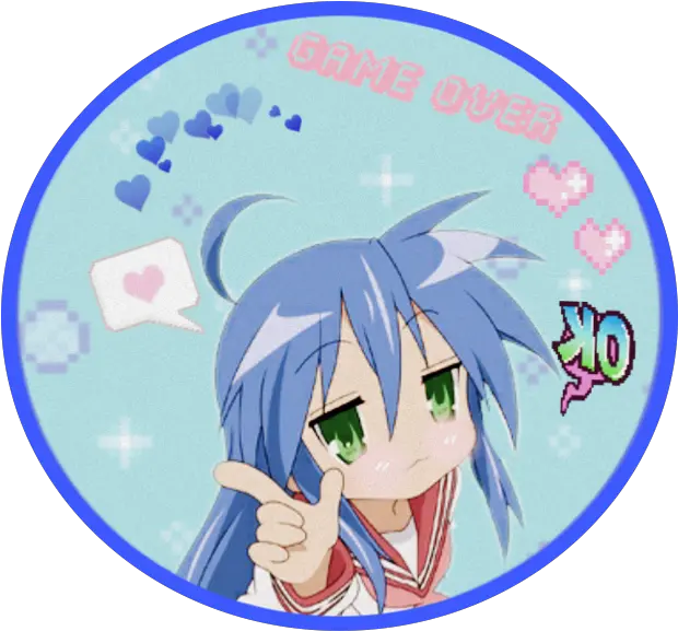 Lucky Star Konata Png Icon Konata Anime Freetoedit Lucky Star Anime Christmas Icon