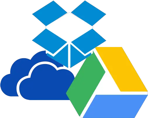 Cloud Integration Connected Dropbox Google Drive Png One Drive Icon