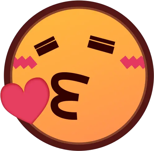 Face Throwing A Kiss Emoji For Facebook Email U0026 Sms Id Kiss Emoji Pic Left Png Kiss Emoji Png