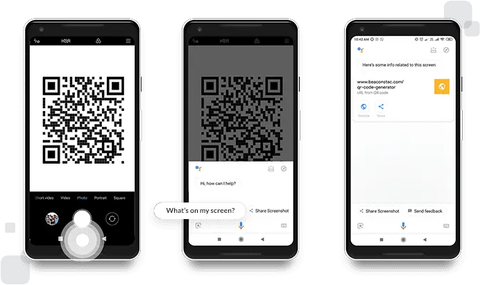 How To Scan A Qr Code With Iphones Android Smartphones And Qr Code Scanner Screenshot Png Android Material Barcode Icon