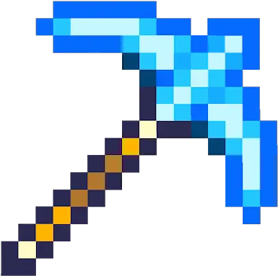 Minecraft Pickaxe Texture Free Terraria Stardust Pickaxe Png Minecraft Pickaxe Transparent