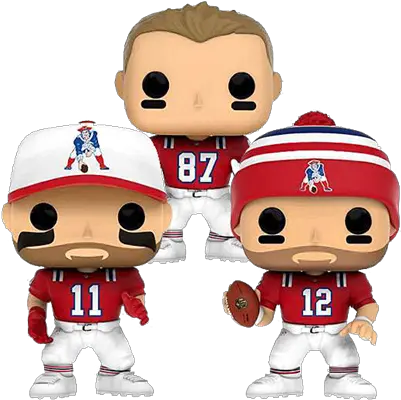 Covetly Funko Pop Football New England Patriots 3 Pack Funko Pop Patriots Png Football Icon Pack