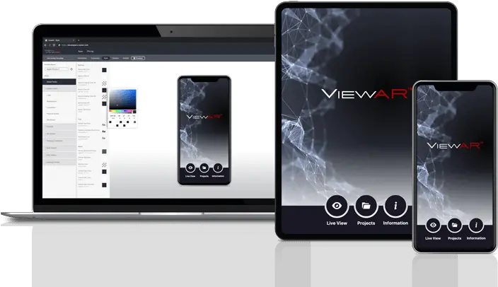 Viewar All Inone Ar System Create Manage Test And Ar Applications Interface Png Ios Icon Template Ai