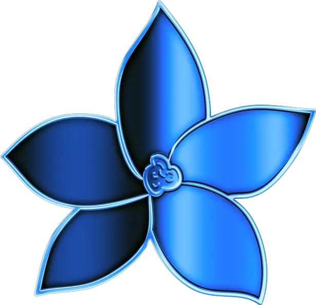 Stylized Flower 2020 1 Free Stock Photo Public Domain Floral Png Blue Flowers Transparent