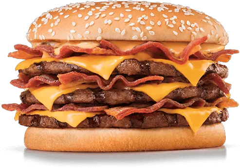 Download Hd Mega Stacker Atômico Burger King Triplo Mega Stacker Png Burger King Crown Png