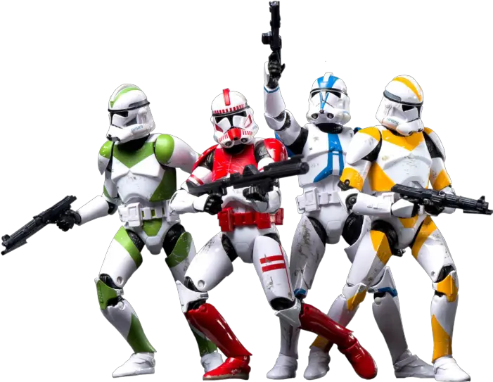Star Wars Black Series Clone Troopers Of Order 66 Exclusive 6u201d Action Figure 4pack Star Wars Black Series Trooper Png Clone Trooper Png