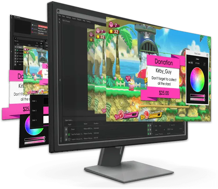 Twitch Alerts U0026 Overlays Custom Stream Graphics Ovrstream Lcd Display Png Facecam Border Png