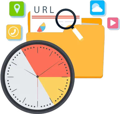 Application U0026 Url Tracking Software App Usage Monitoring Dot Png Time Tracking Icon