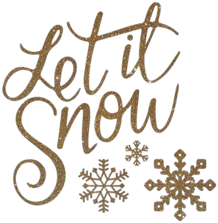 Gold Snowflakes Background Transparent Let It Snow No Background Png Gold Snowflakes Png