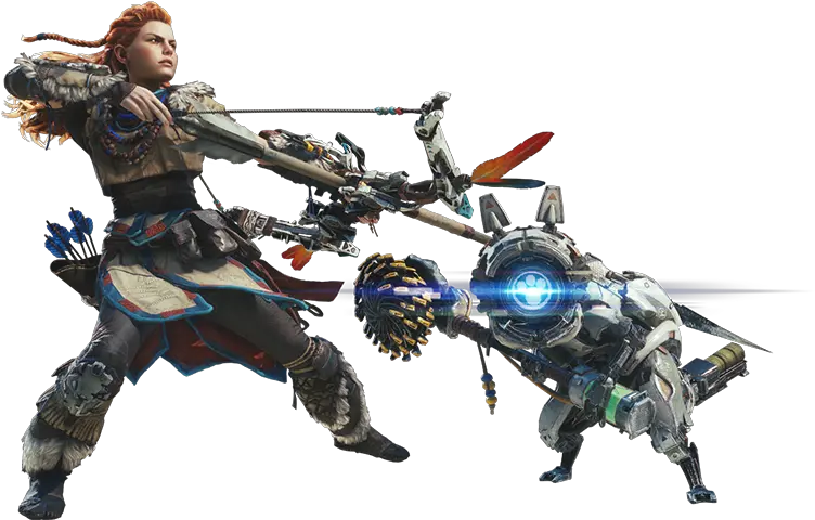 World Monster Hunter World Aloy Png Horizon Zero Dawn Logo Png