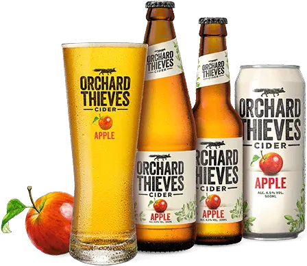 Orchard Thieves Cider The Thieved Apple Tastes Best Orchard Thieves Apple Cider Png Angry Orchard Logo