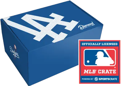 Los Angeles Dodgers Diamond Crate Major League Baseball Logo Png Dodgers Logo Png