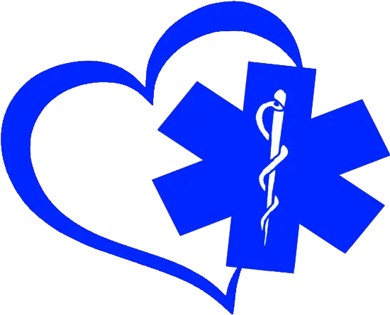 Heart With Maltese Or Star Of Life Star Of Life Free Png Star Of Life Logo