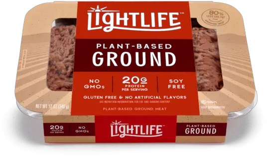 Lightlife Launches Plant Based Ground U0027meatu0027 One Green Plant Based Ground Beef Png Ground Beef Png
