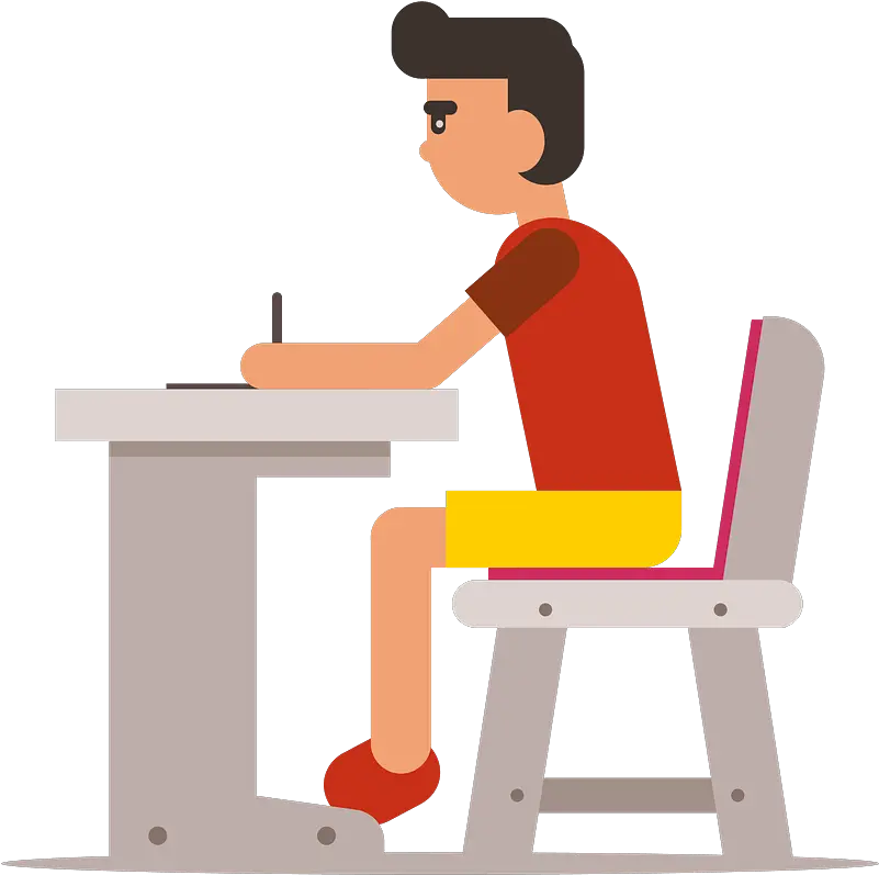 Free Classroom Clipart Transparent Clipart World Stduy On Chair Clipart Png Man At Desk Icon