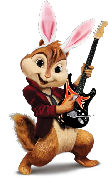 Alvin The Chip Alvin And The Chipmunk With Guitar Png Alvin And The Chipmunks Png