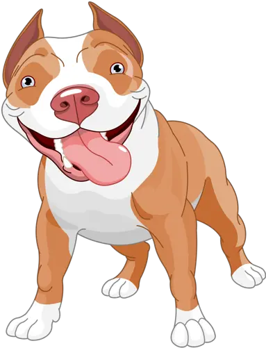 Pitbull Attack Rates Png Image With No Logo American Bully Cartoon Pit Bull Png