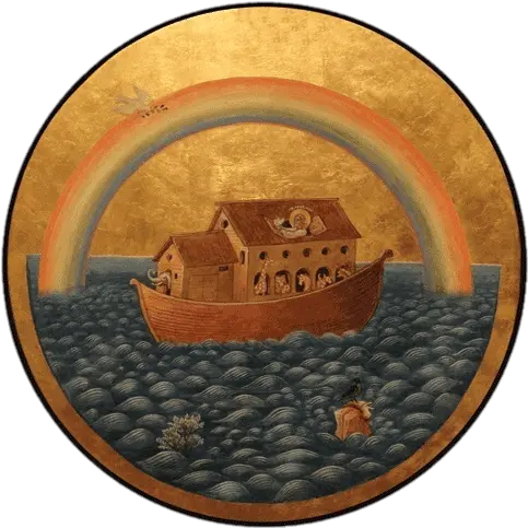 Noahu0027s Ark Round Icon Transparent Png Stickpng Noahs Ark Orthodox Icon Ark Png