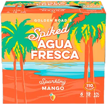 Golden Road Spiked Agua Fresca Mango Golden Road Spiked Agua Fresca Strawberry Pineapple Png Aguas Frescas Png