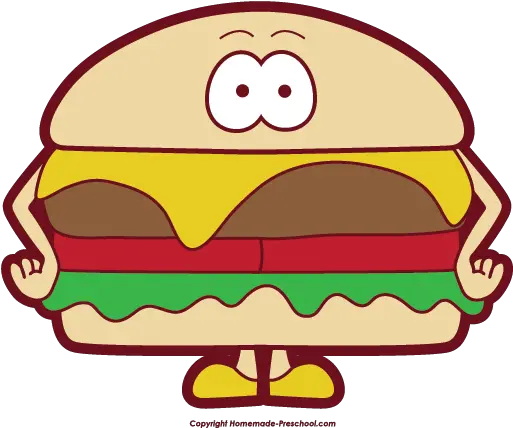 Free Burgers Cliparts Download Clip Art Clipart Cute Hamburger Png Cartoon Burger Png