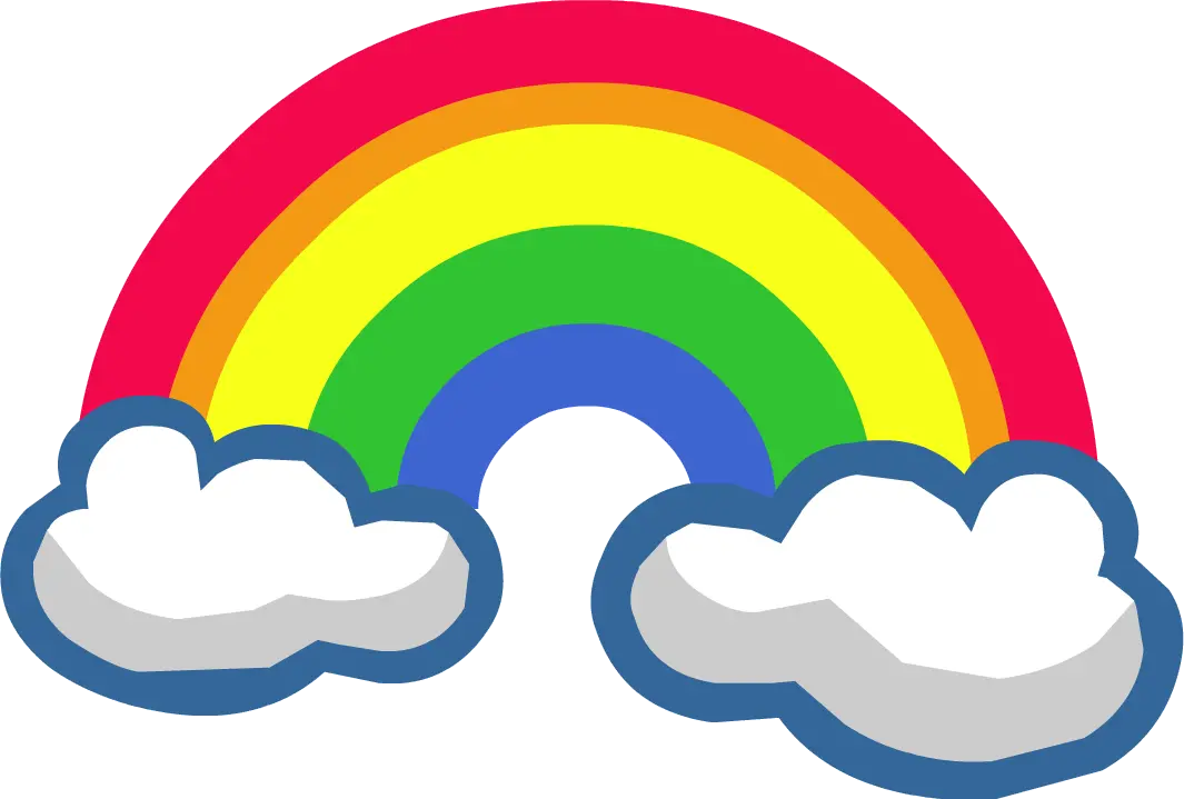 Rainbow Hearts Png