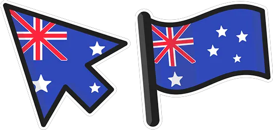 Australia Flag Cursor U2013 Custom Browser Extension Flag Png Australia Flag Png