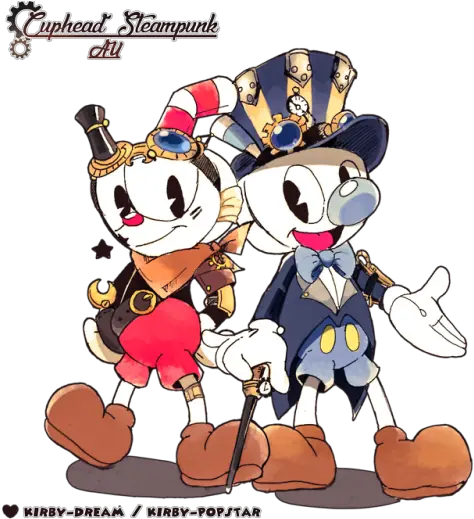 Download Cuphead And Mugman Steampunk Steampunk Cuphead Png Cuphead Png