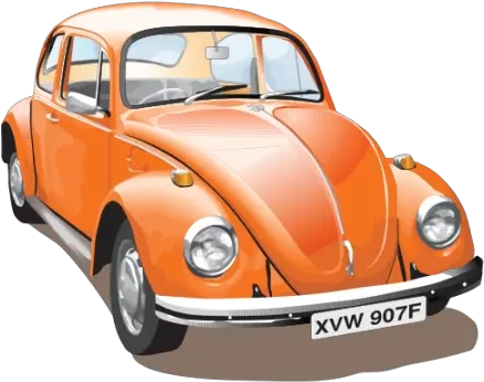 Png Vw Beetle Car Vector Illustration Volkswagen Old Beetle Png Car Graphic Png