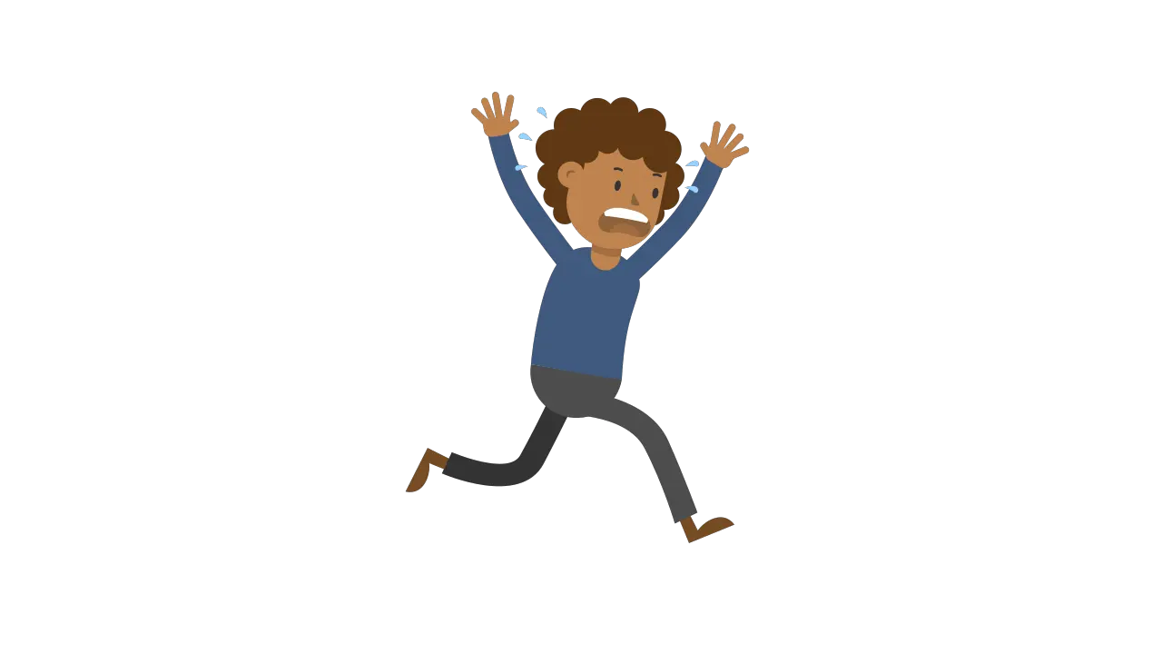 Open Man Running Cartoon Png Man Running Png