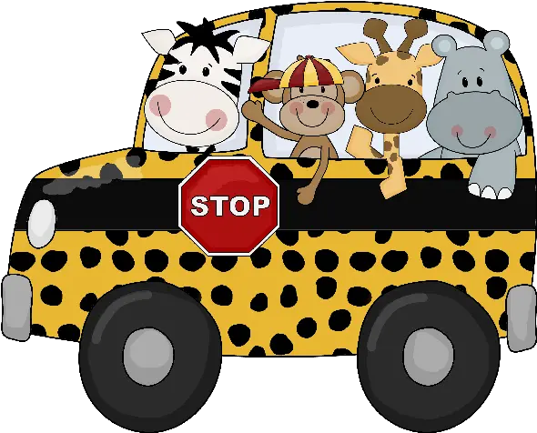 School Bus Clipart Png School Bus School Bus Lion Clip Art Cartoon Bus With Animals School Bus Clipart Png