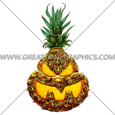 Pineapple Jack Olantern Production Ready Artwork For T Ananas Png Jack O Lantern Transparent