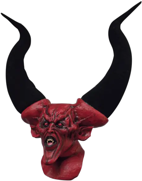 Satan Horns Big Horn Devil Mask Transparent Png Devil With Huge Horns Horns Transparent