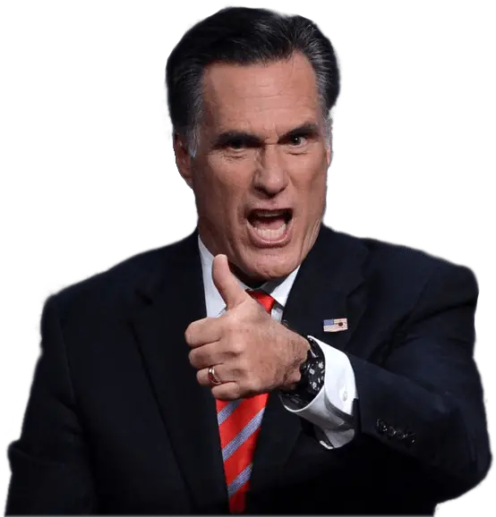 Thumb Up Transparent Png Sticker Mitt Romney Transparent Background Hillary Face Png