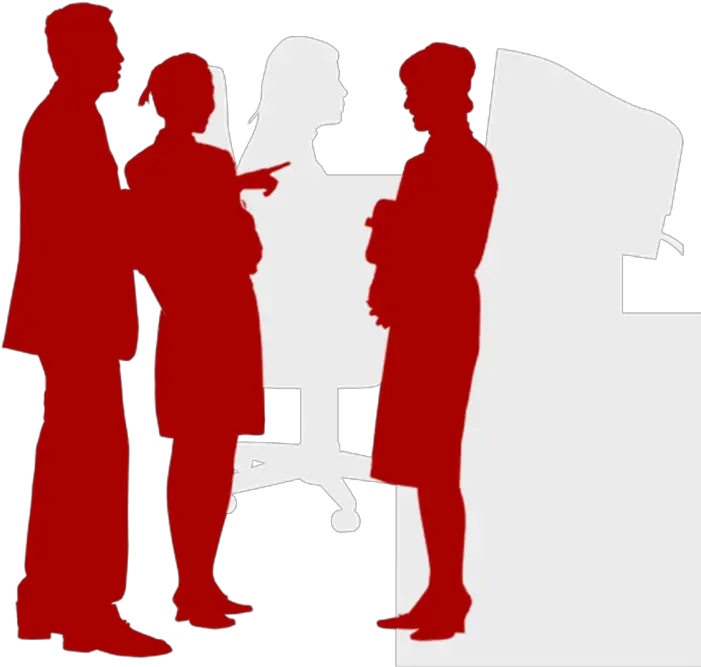 Microsoft Powerpoint Icon Business People Silhouettes Png Microsoft Powerpoint People Talking Silhouette Png