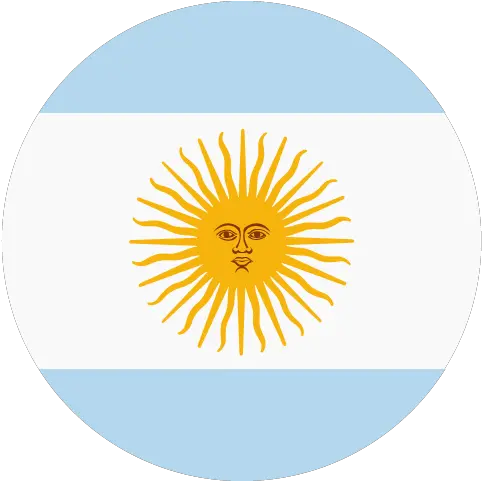 Argentina Flag Vector Emoji Icon Free Download Circle Png Argentina Flag Png