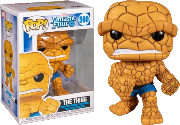 Fantastic Four Funko Pop The Thing 560 Funko Pop Fantastic Four The Thing Png The Thing Png