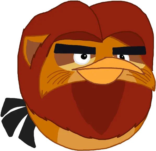 Download Hd Illustration Of Lion King Carton Vector Angry Lion King Angry Birds Png Angry Bird Png