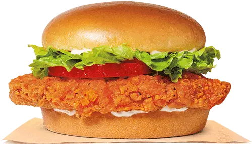 Spicy Crispy Chicken Burger King Spicy Crispy Chicken Sandwich Burger King Png Burger King Crown Png