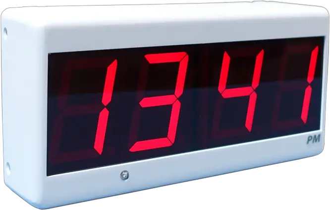 011313 Poe Digital Clock U2013 Cyberdata Corporation Led Display Png Digital Clock Png