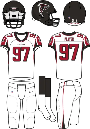 Atlanta Falcons Home Uniform Png Image Baltimore Ravens Home Uniforms Atlanta Falcons Png