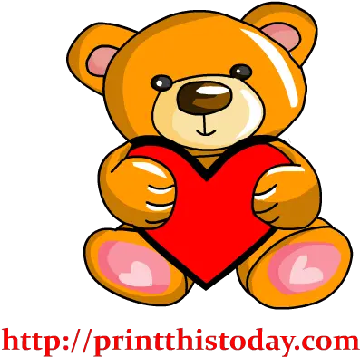 Bears Clipart Love Bear Teddy Bear Holding Heart Clip Art Cute Bears Saying I Love You Png Teddy Bear Clipart Png